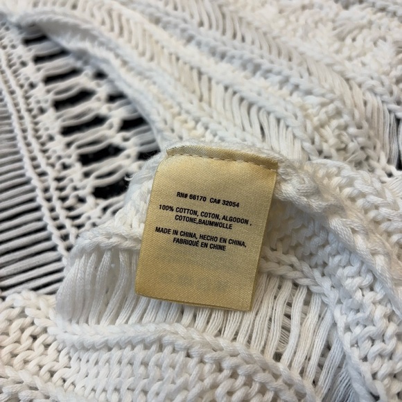 Moth Anthropologie large sweater Open-Knit Cardigan boho - Picture 10 of 10